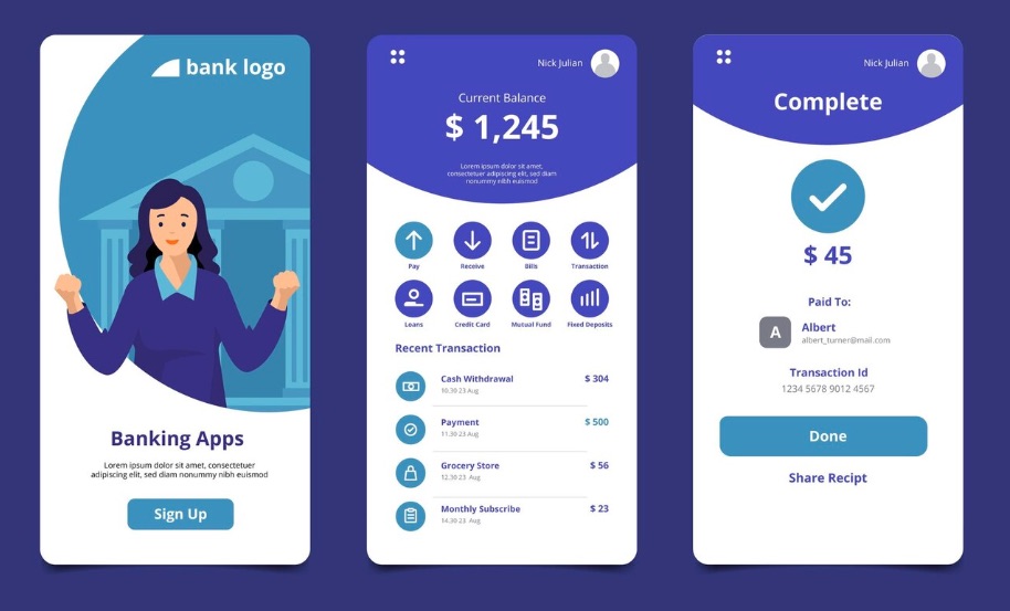 Interfaccia intuitiva con saldo aggiornato